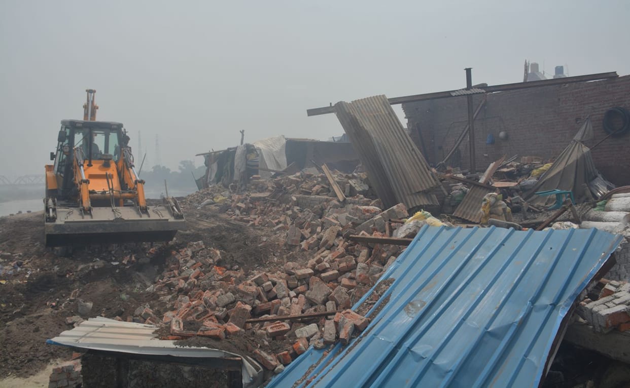 40 illegal constructions including a procession house, 30 houses demolished