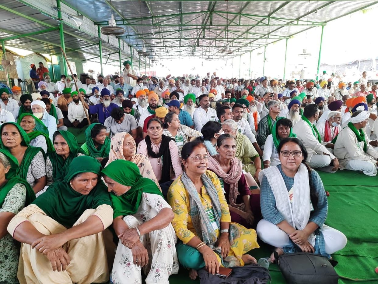 farmers roared on tikri border for 9 months of movement
