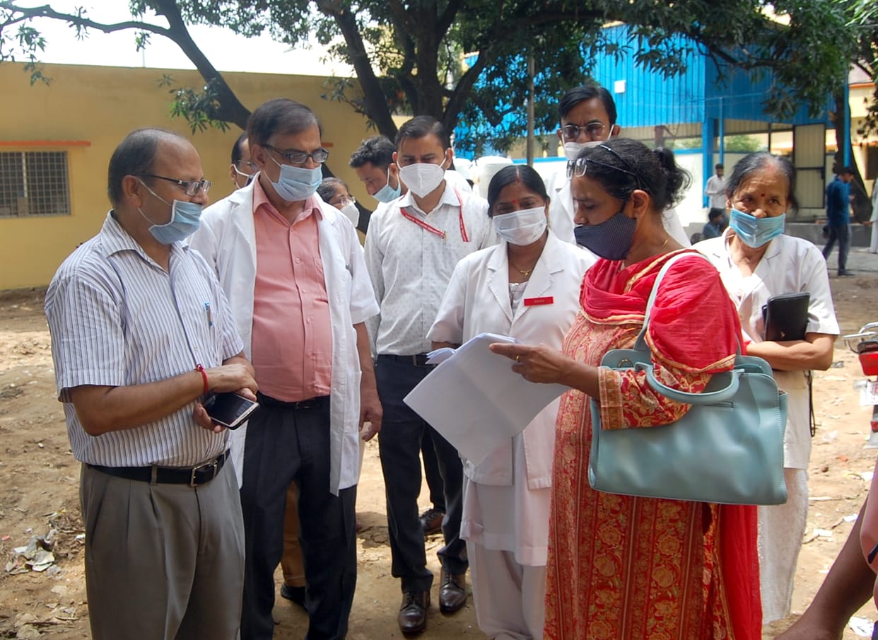 Joint health director inspected the district hospital