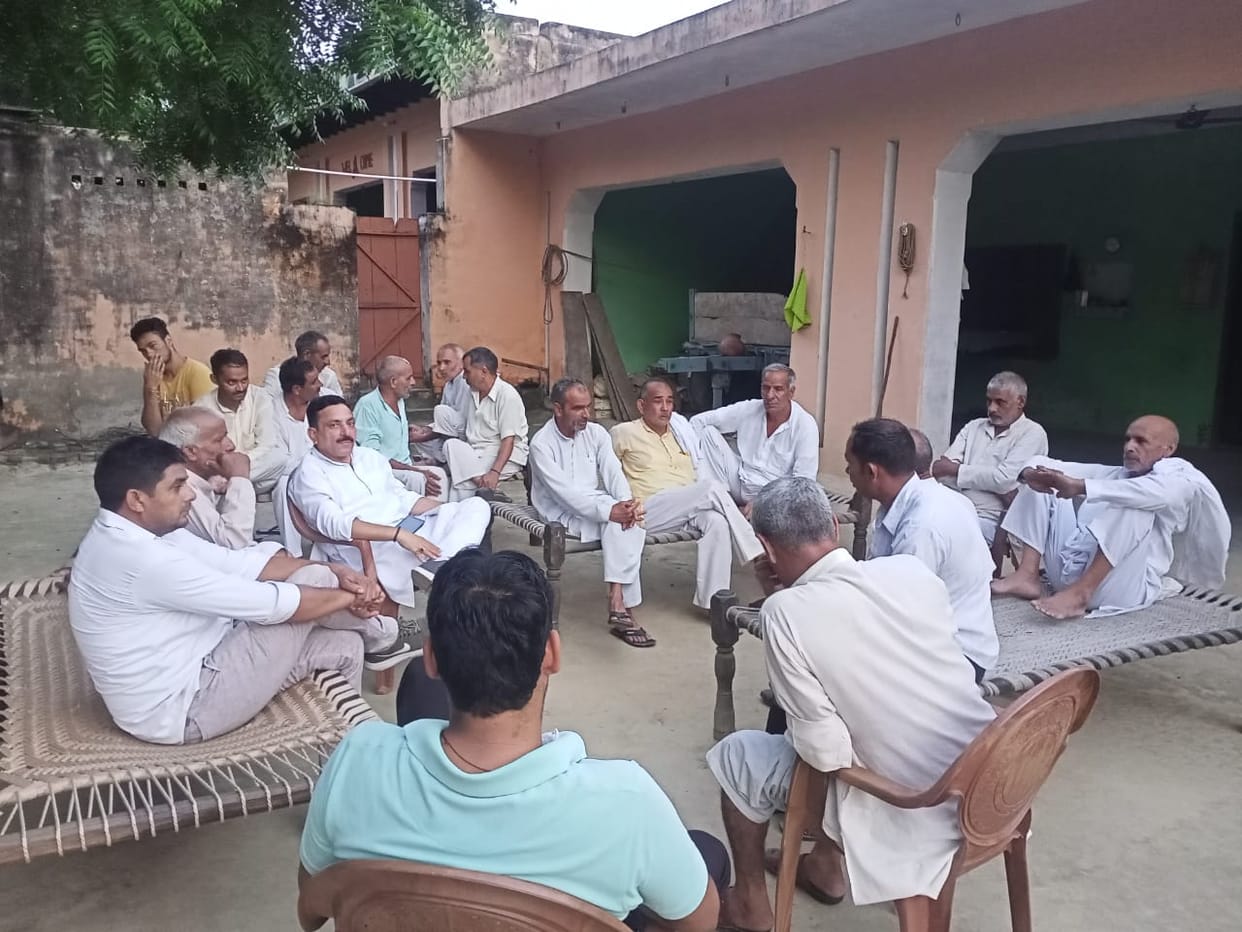 Farmer Revolution Day of RLD in protest against inflation