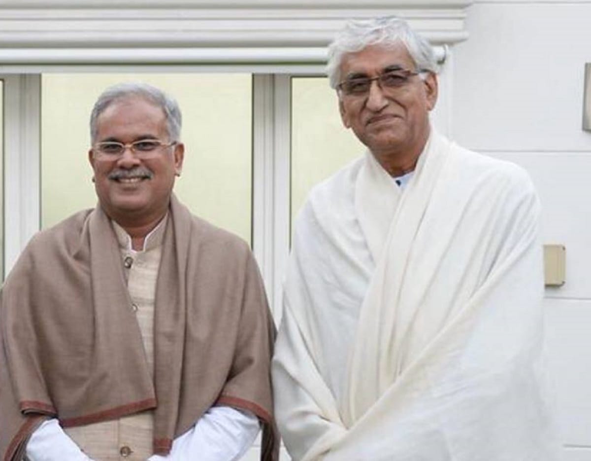 chhattisgarh congress: MLAs supporting CM Baghel in Delhi and TS Singh Deo also sticking for CM post