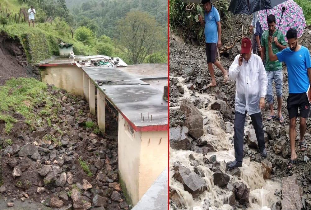 Uttarakhand Weather Forecast Update Today Latest News : Cloudburst in Mussoorie Bartoli village photos