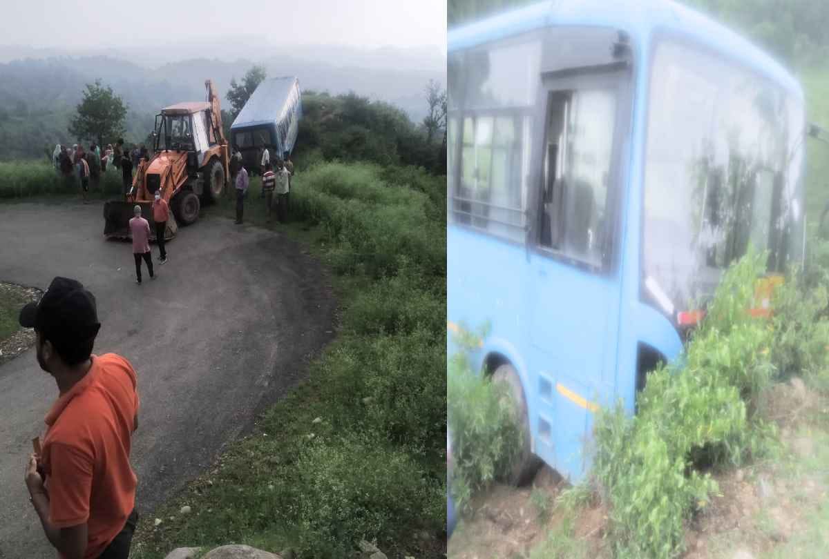 hrtc bus accident in sulah kangra himachal pradesh, many passenger injured