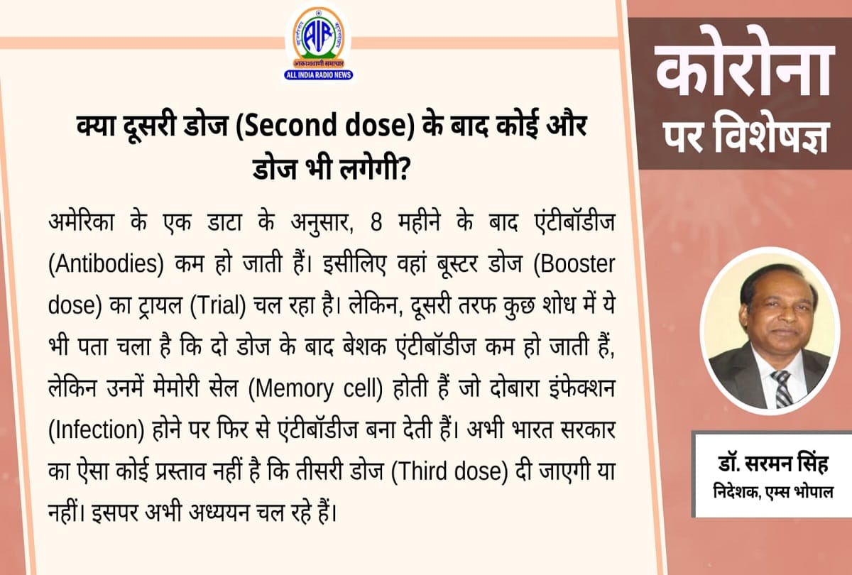 Coronavirus vaccination in India update covid 19 booster dose Coronavirus question answer