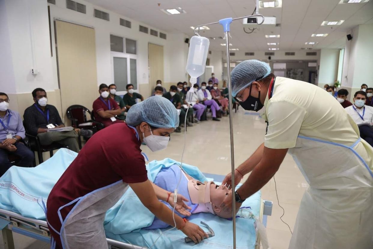 Training started in AIIMS for the treatment of seriously injured