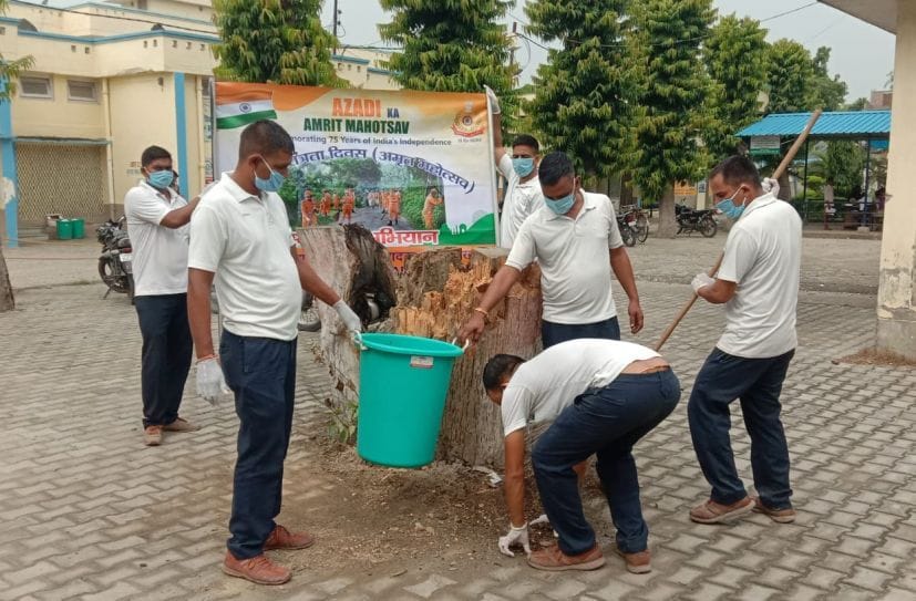 Cleaning drive at NDRF