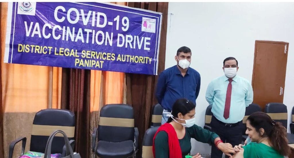 429 people got vaccinated in the court premises