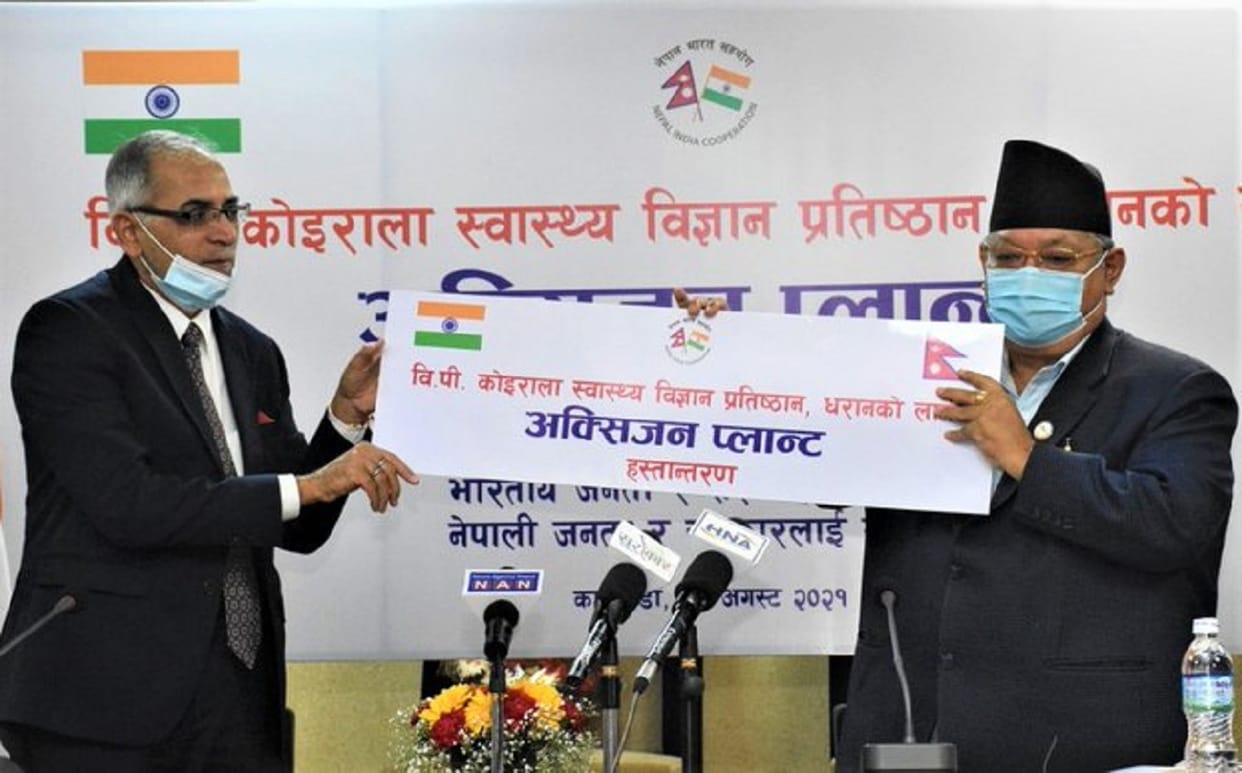 Corona: India gifted Nepal medical oxygen plant to deal with the epidemic