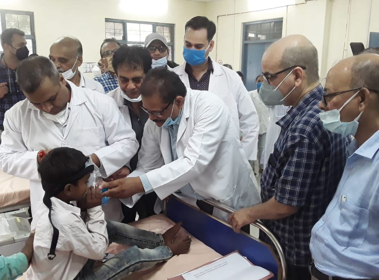 lohia pass in mock drill, cylinder leak in kamalganj