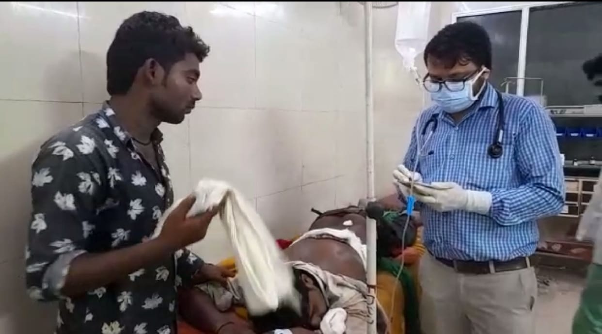 The young man was shot in the affair of shelter, trauma referred