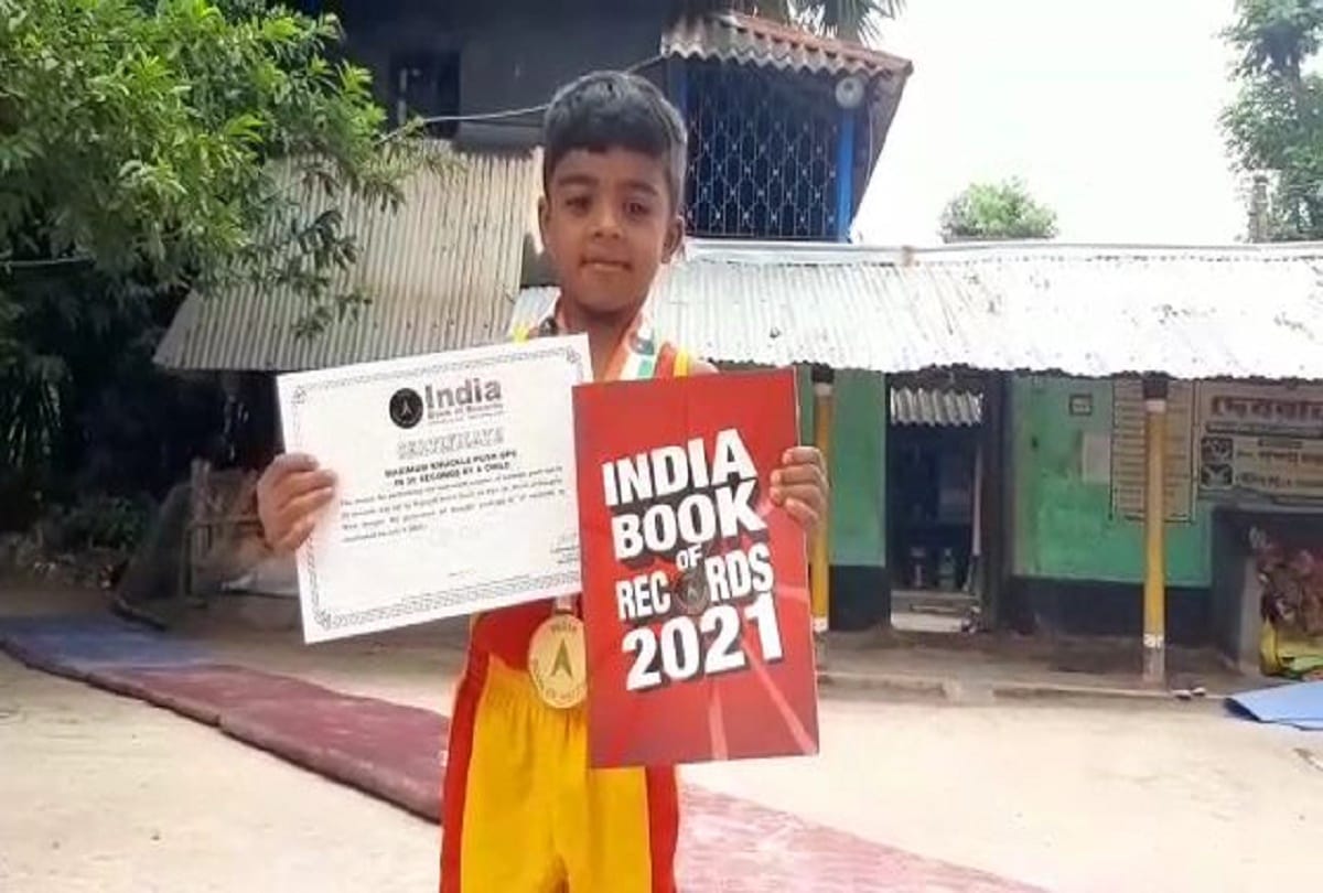 Seven-year-old student got amazing agility, did 58 pushups in just 30 seconds