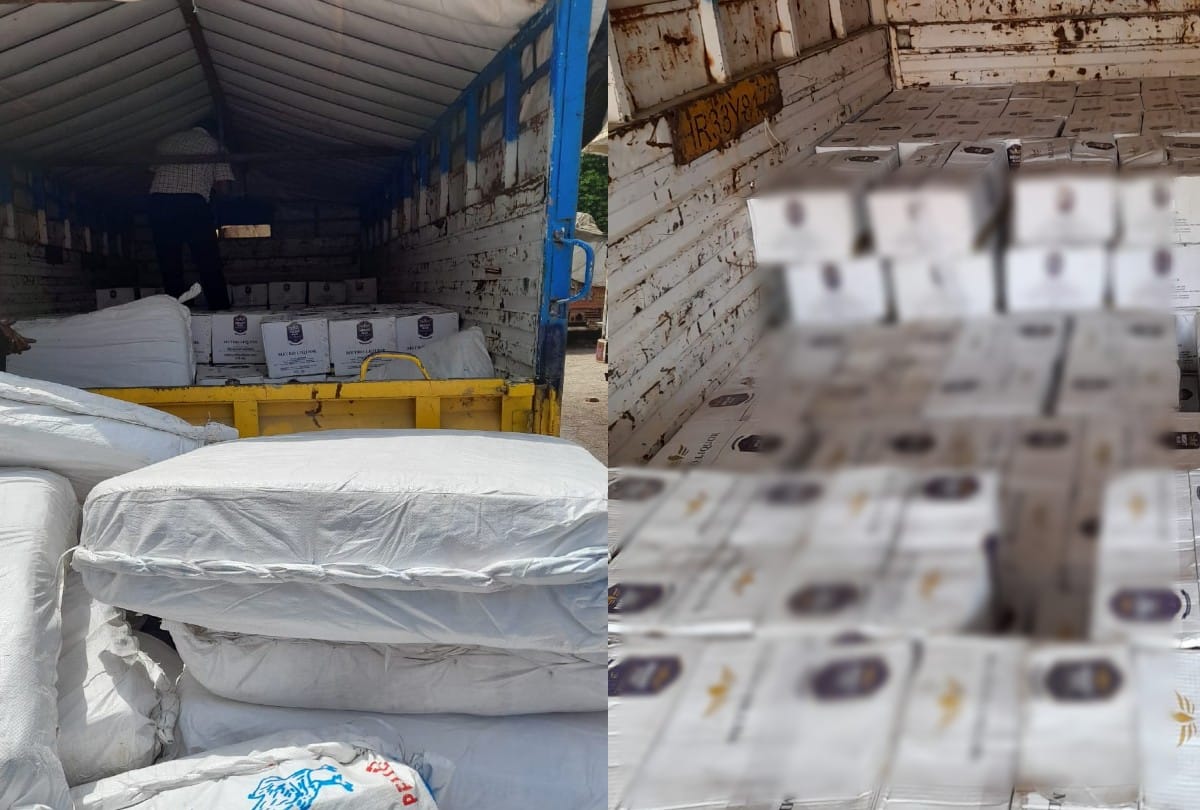 Agra Commercial Tax Department Seized Illegal Liquor Smuggling From Haryana