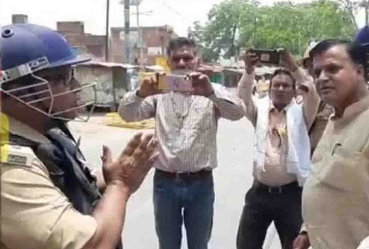accused of slapping the SP became District President