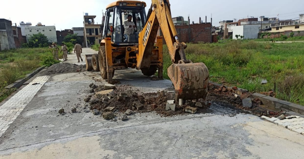 Demolition done in three colonies including New Raghavapuram