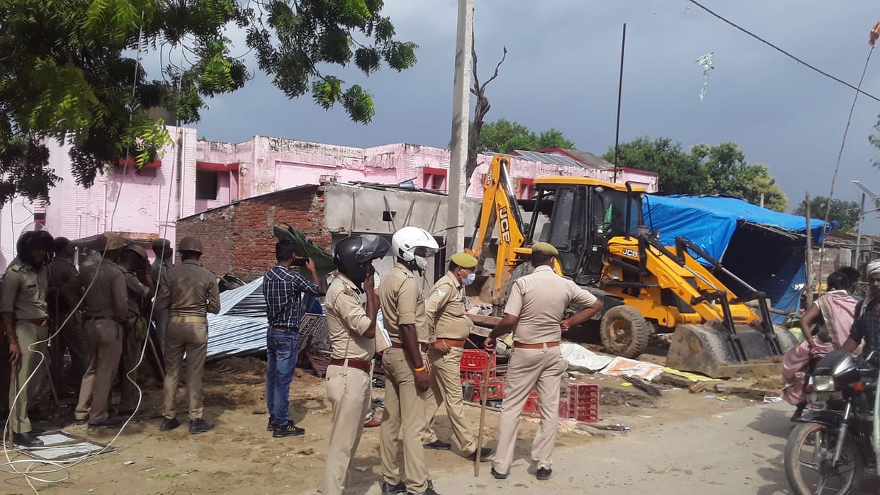 Campaign to remove encroachment, illegal construction demolished