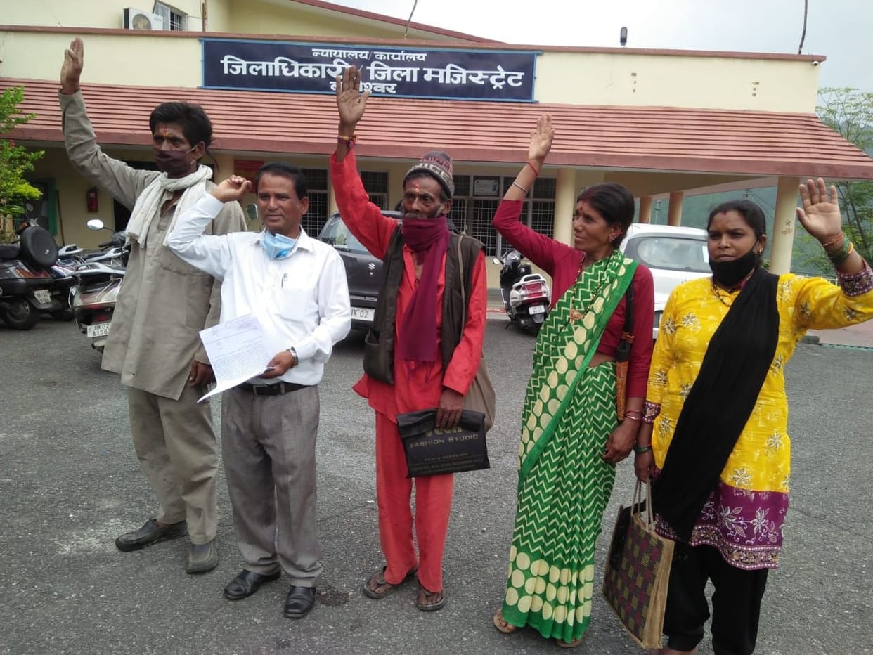 Displeasure over not getting the benefit of housing scheme to eligible beneficiaries
