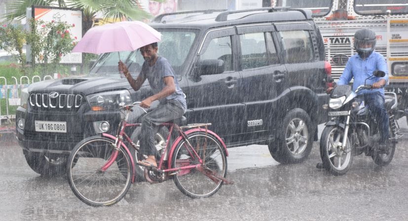 Rain creates mess