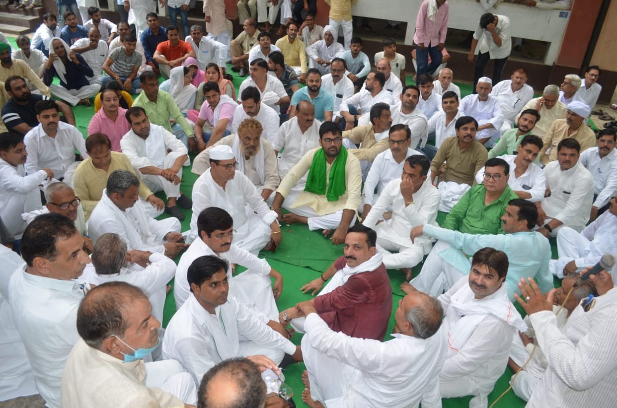 RLD celebrated Kisan Kranti Day, roared on the government