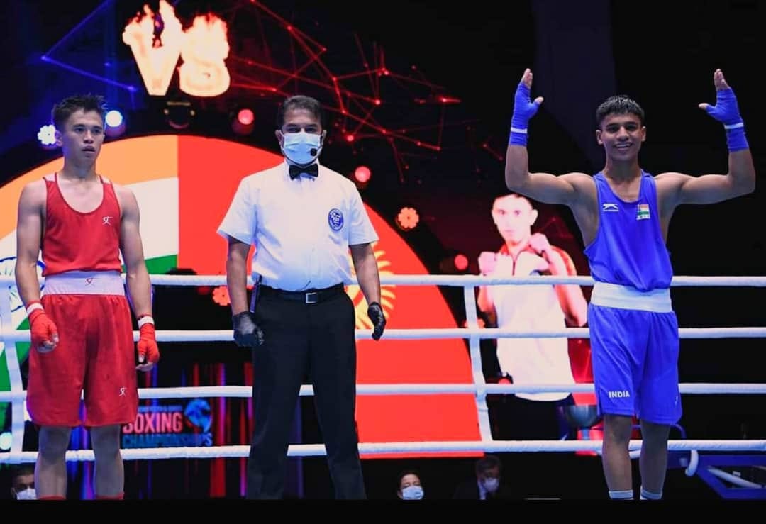 Ashish won bronze in boxing in Dubai