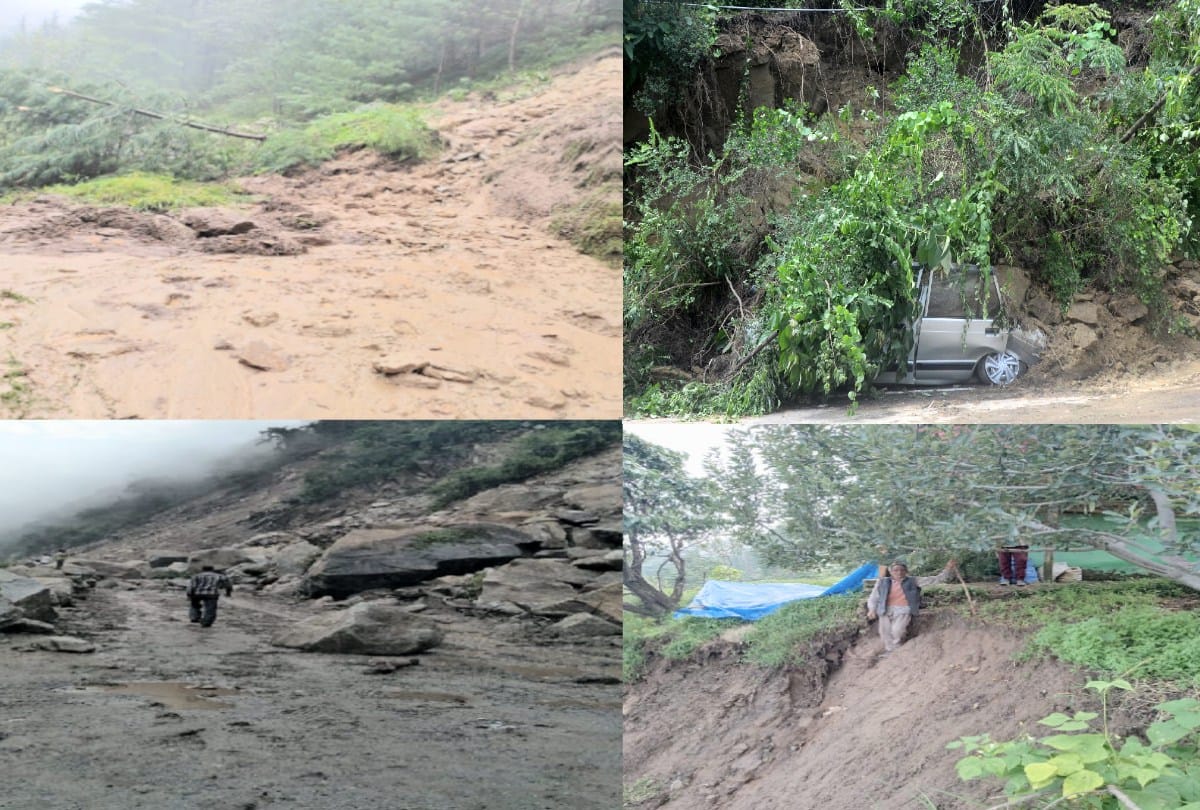 himachal weather today: Clouds burst in Palehi and Kuthed of Kullu, bridge swept away  due to heavy rains in Ani