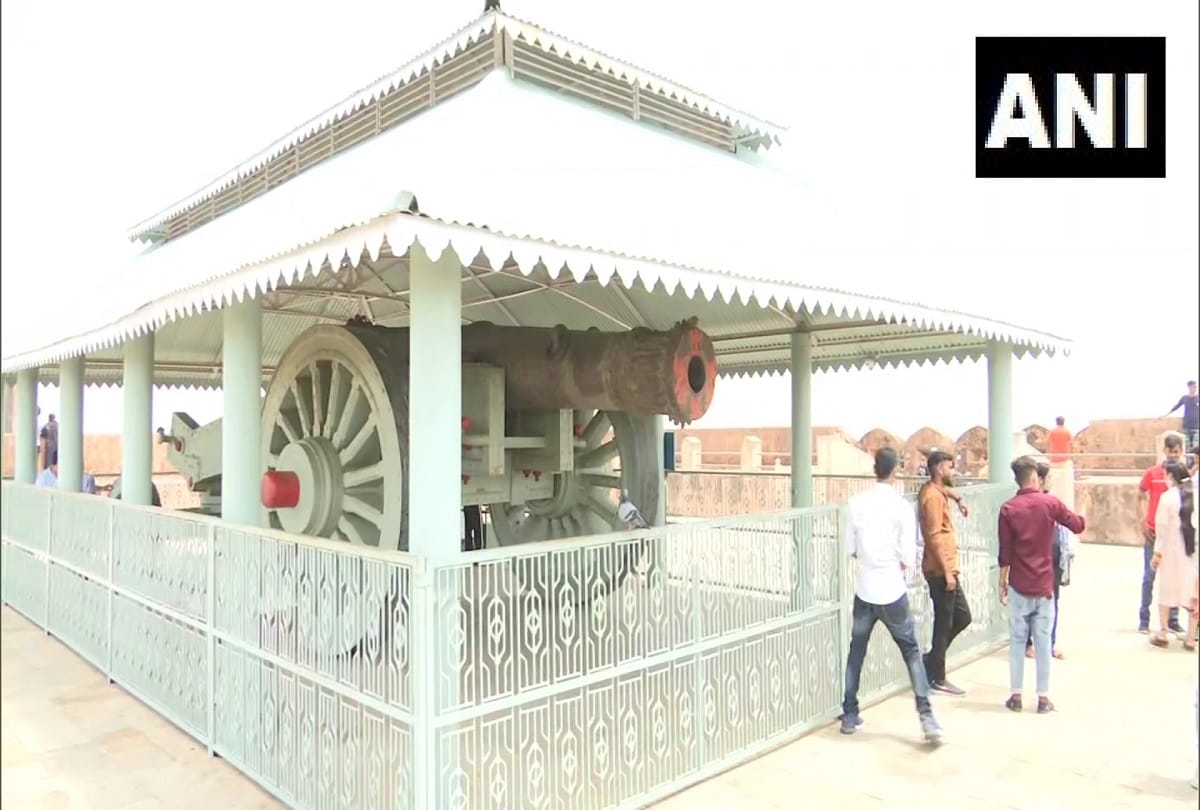 Worlds longest cannon Jaiwan will be preserved in Jaigarh Fort once used 100 kg gun powder