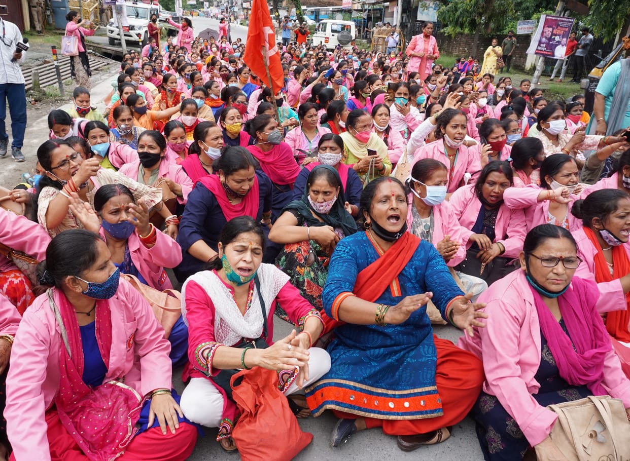 Asha worker did the assembly tour