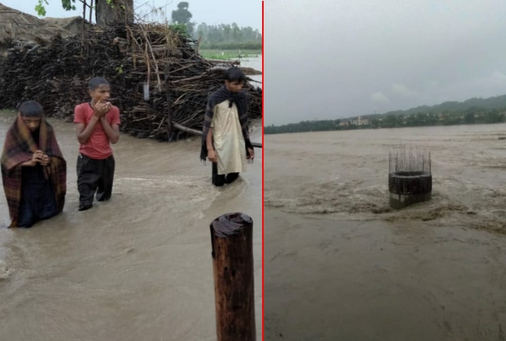 Uttarakhand Weather Forecast Update Today Latest News : Ganga Water Level Cross Danger Level in Haridwar photos