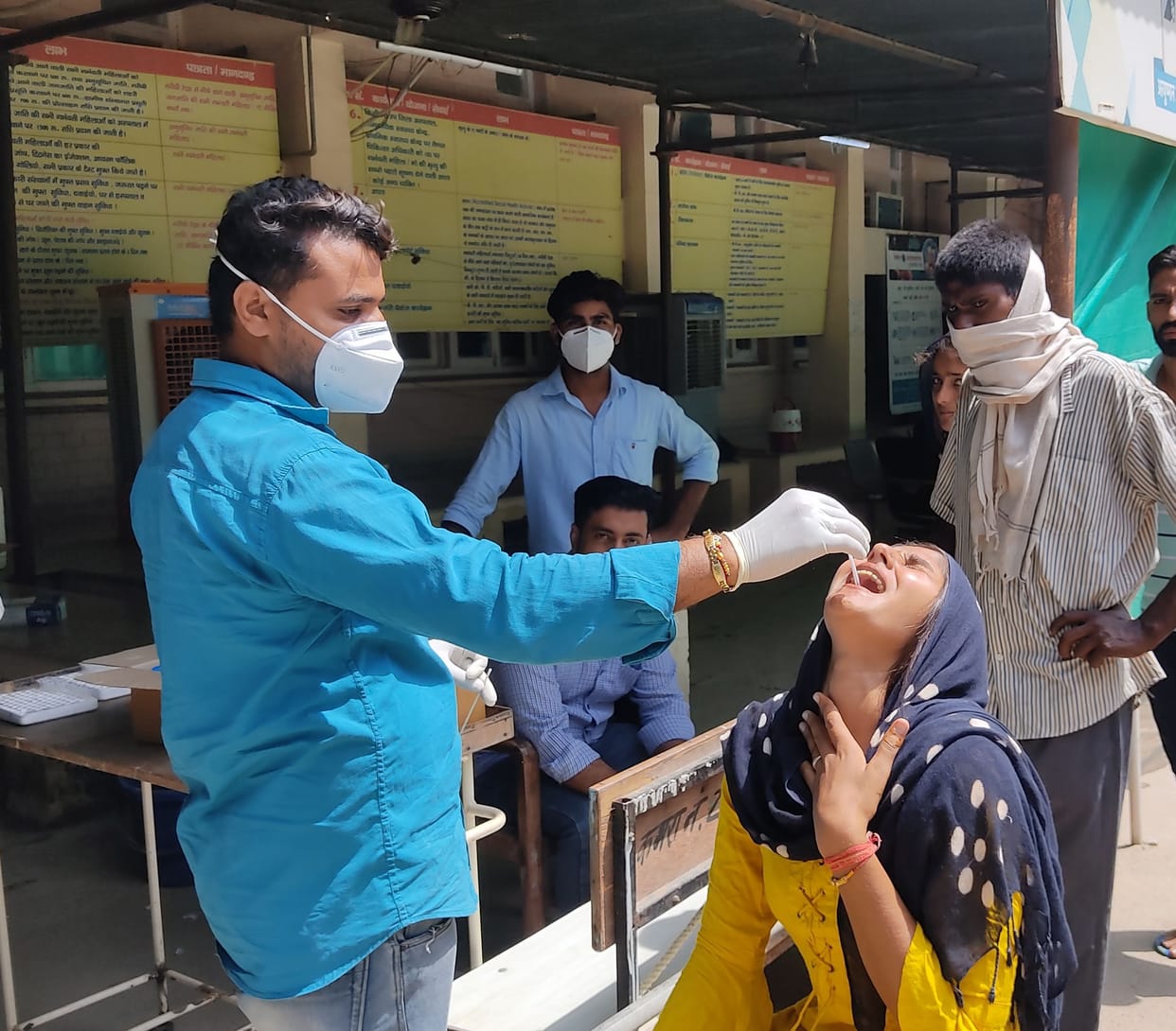 Four corona infected patients active in the district