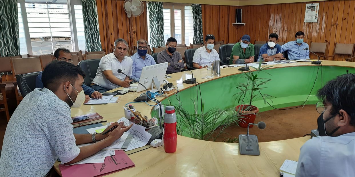 Meeting for Covid Control in Pithauragarh