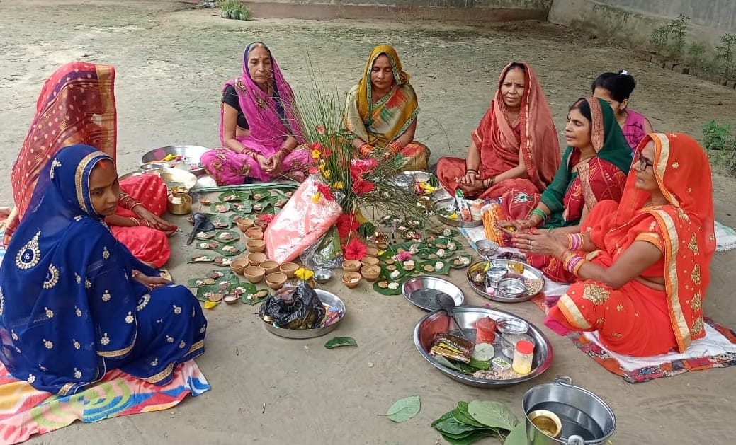Lahi Chhath is celebrated by women with reverence.