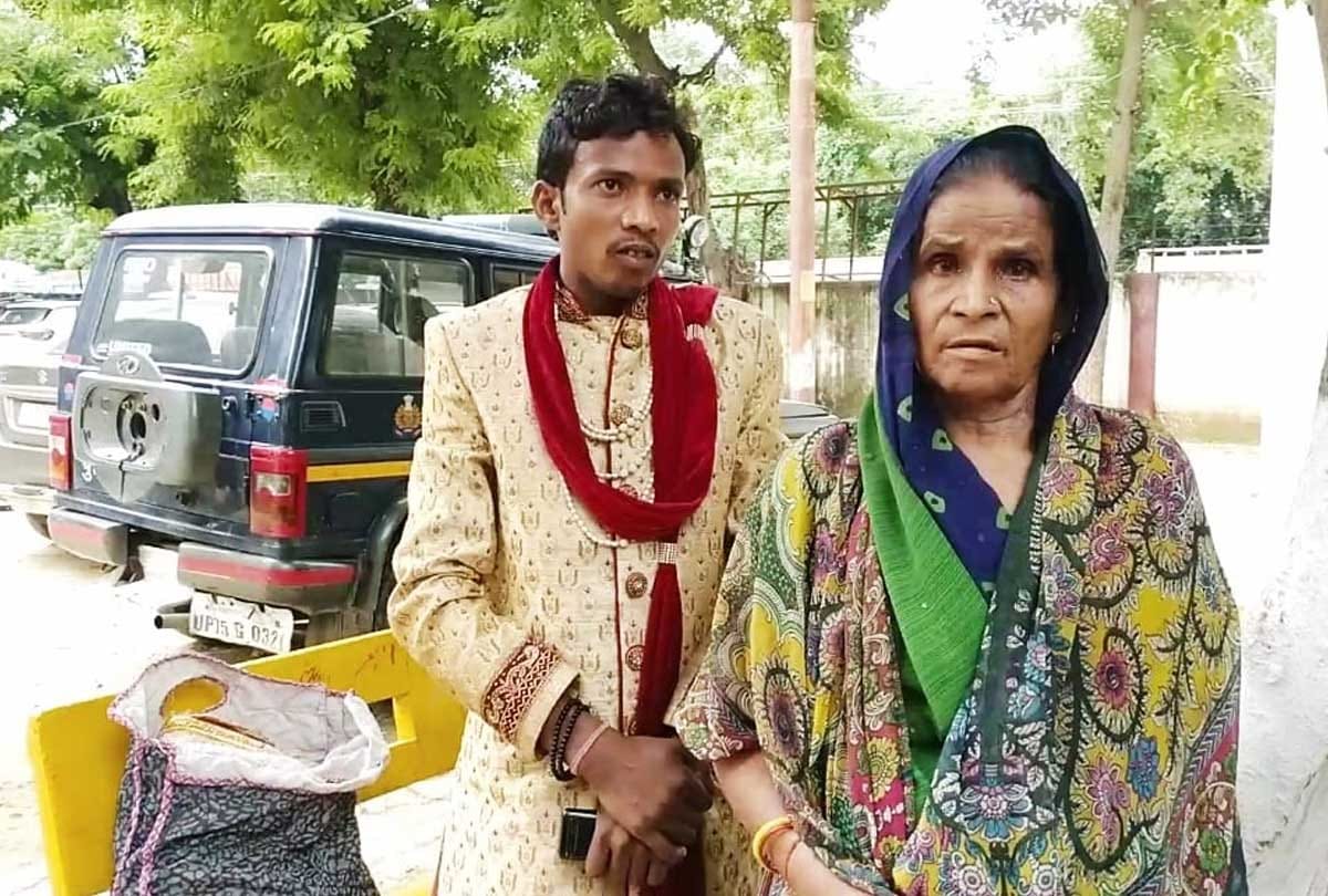 groom ran after seeing bride: Showing photo of a 20-year-old girl and marriege with 45-year-old woman