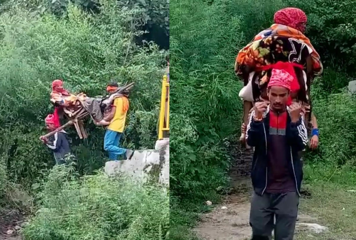 No road connectivity in remote panchayat  Gara Parli of kullu himachal pradesh