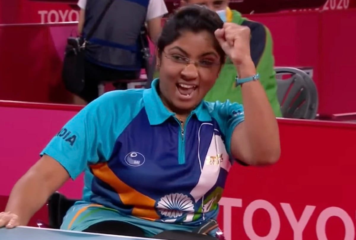 Tokyo Paralympics 2021 Indian table tennis player Bhavina Patel beat Zhang Miao by 3-2 in women singles Class 4 semifinals and enter gold medal match