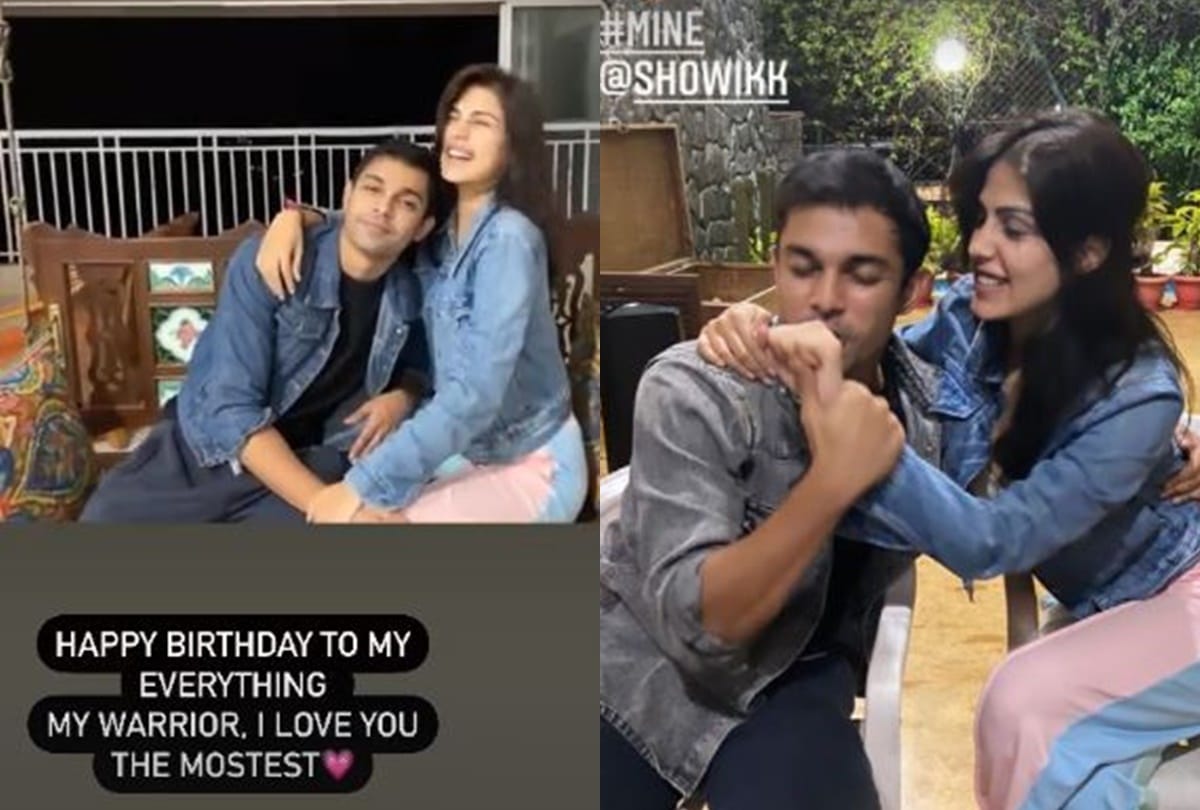 Rhea chakraborty wishes  brother showik chakraborty happy birthday share post