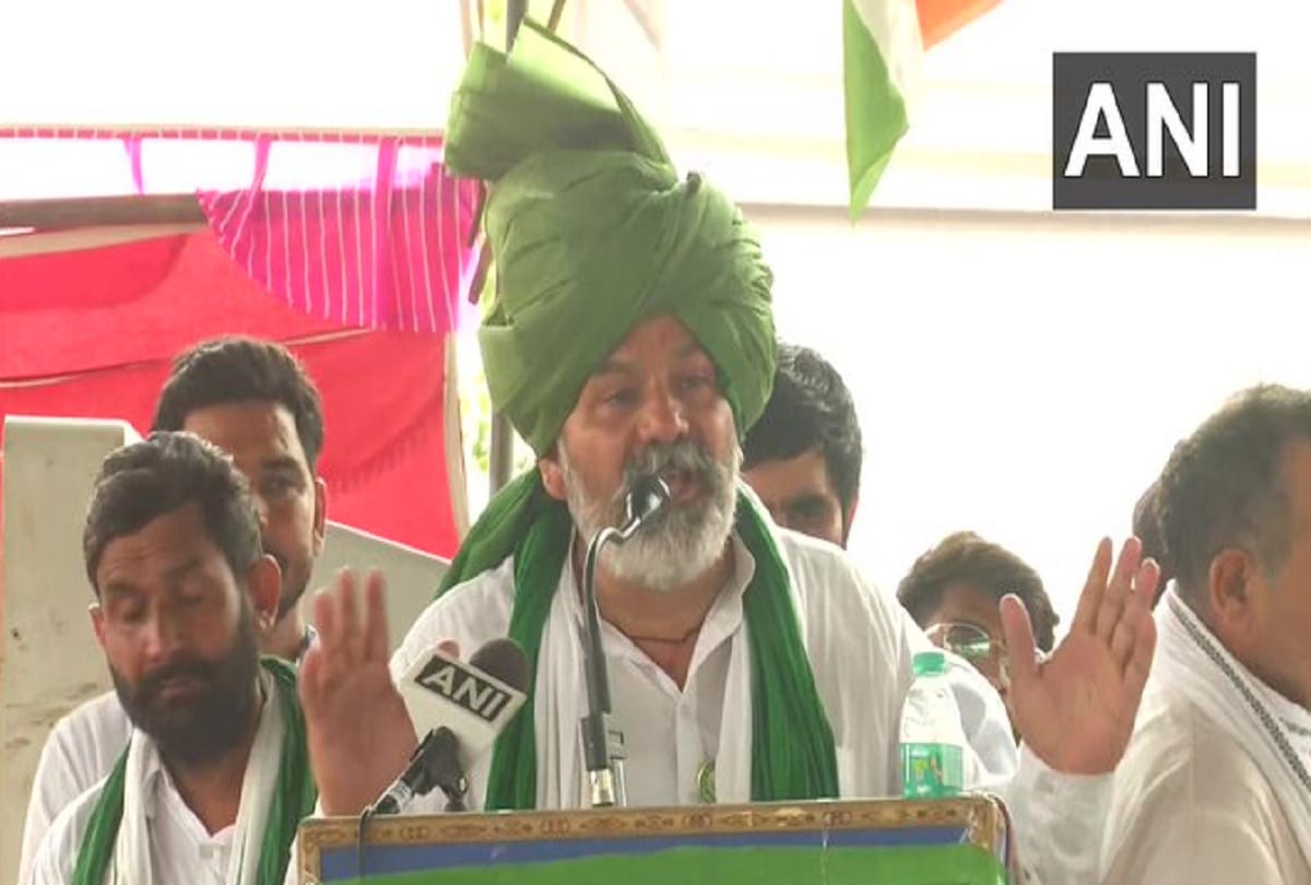 farmers Mahapanchayat in Nuh Rakesh Tikait said If we are Khalistani then country has been occupied by government Taliban