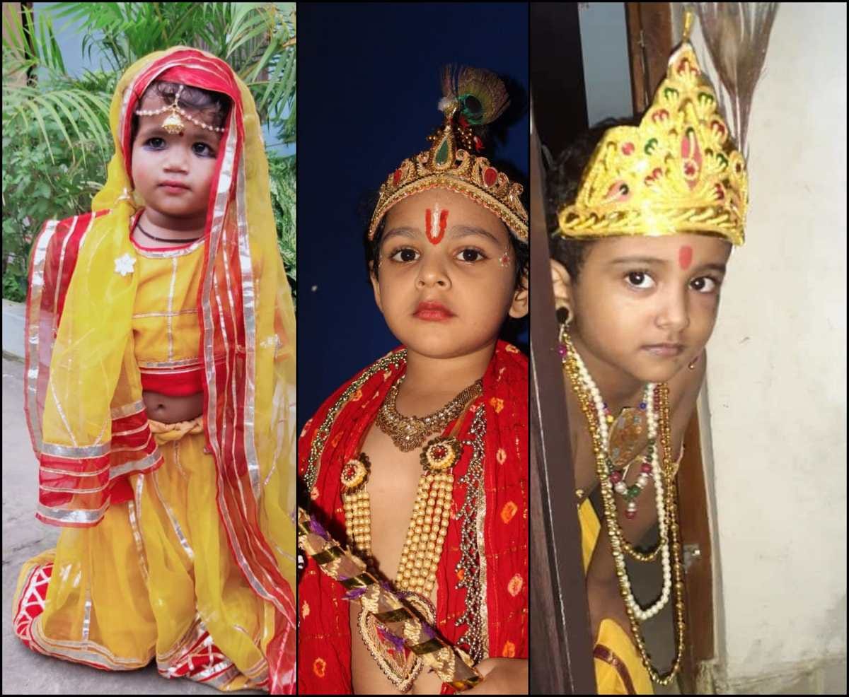 Krishna Janmashtami celebrations in Kashi: Little loners were seen dressed in costumes