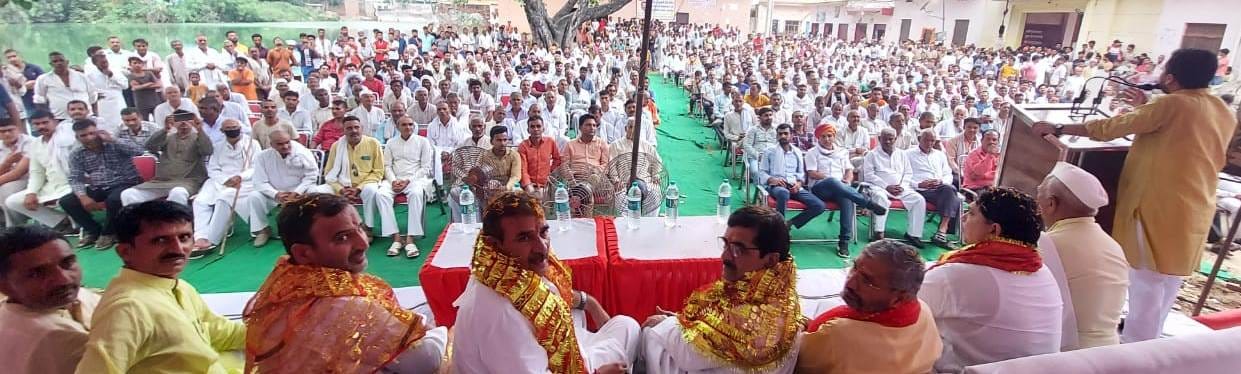 Foundation stone laid for beautification of Shakambhari Devi temple