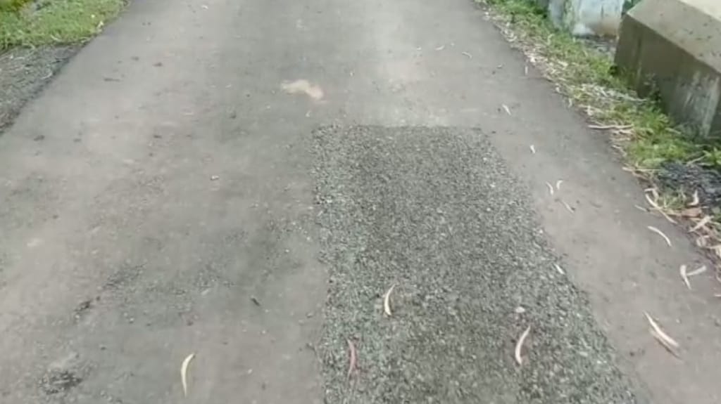 road damage in sirmaur