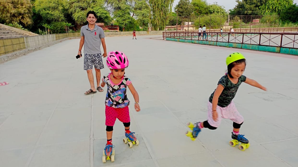 Roller skating track found but not coach, Parents became 'Dronacharya'