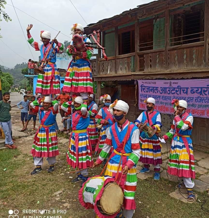 Chhalia dance team tied the knot under the nectar festival of independence