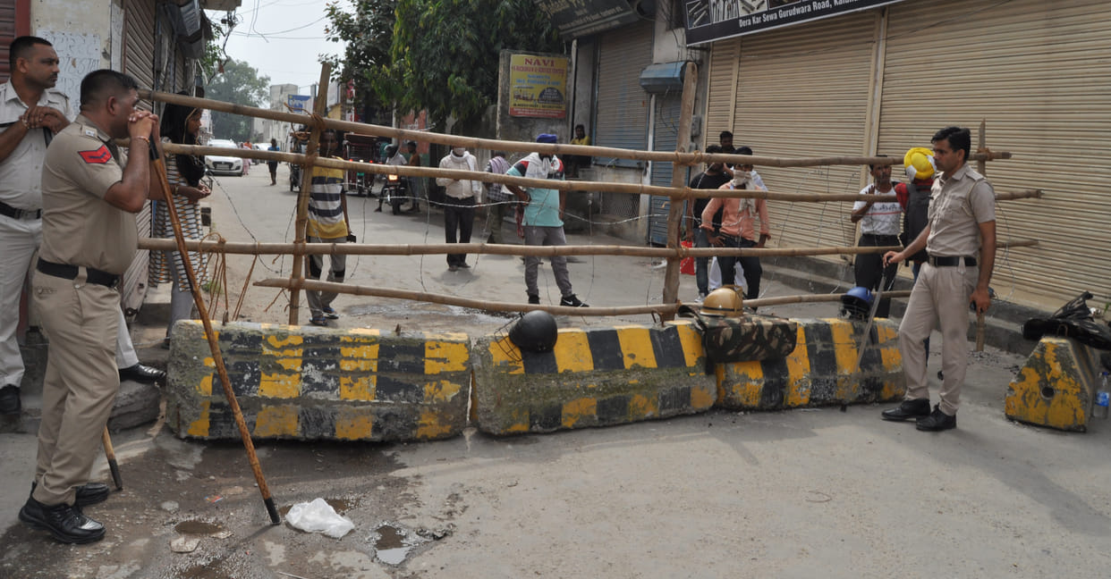 Security Chakravyuh: Farmers could not even enter