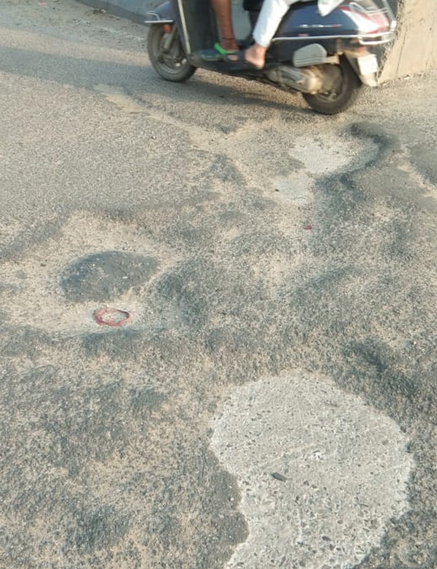 LONIV and NHAI shied away from making the flyover pothole-free