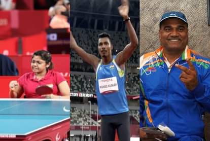 भाविना पटेल, निषाद कुमार और विनोद कुमार