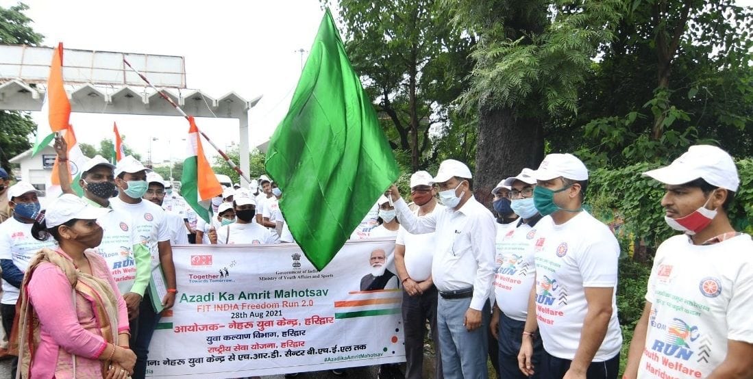 Haridwar run in 'Fit India Freedom Run'