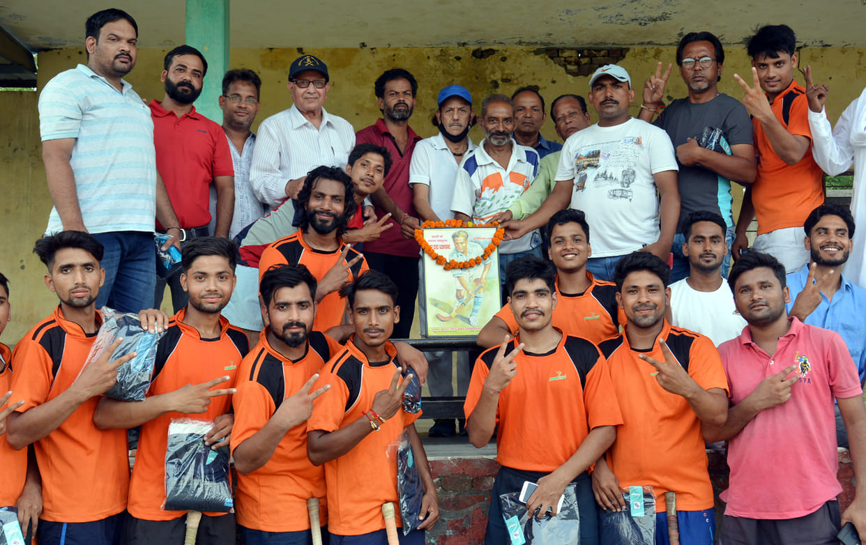 Hockey competition organized on sports day