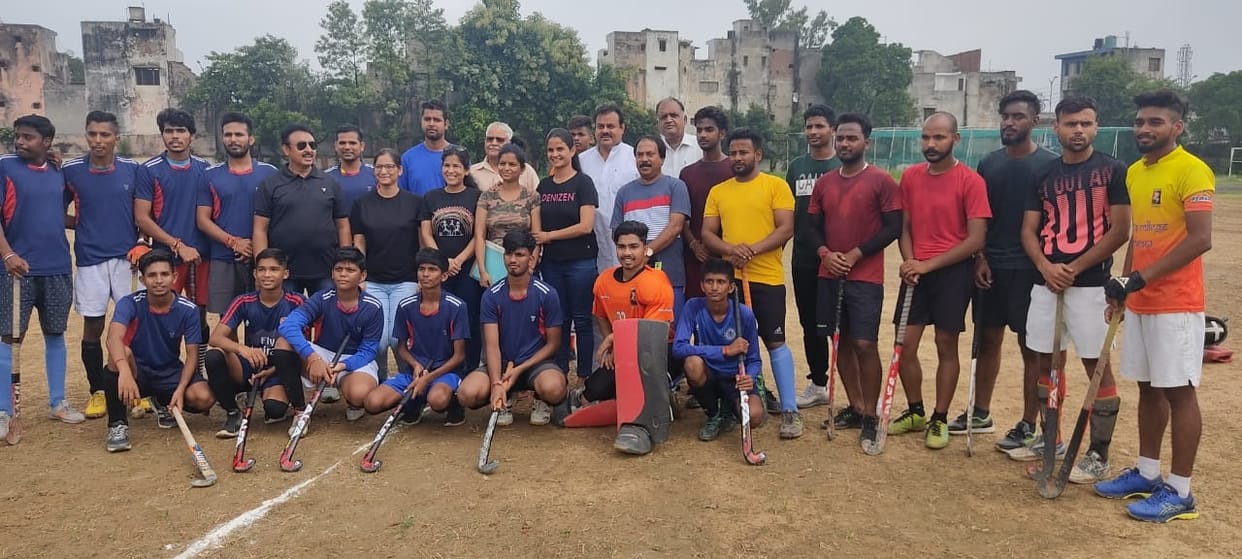 Hockey competition held on sports day, stadium became winner
