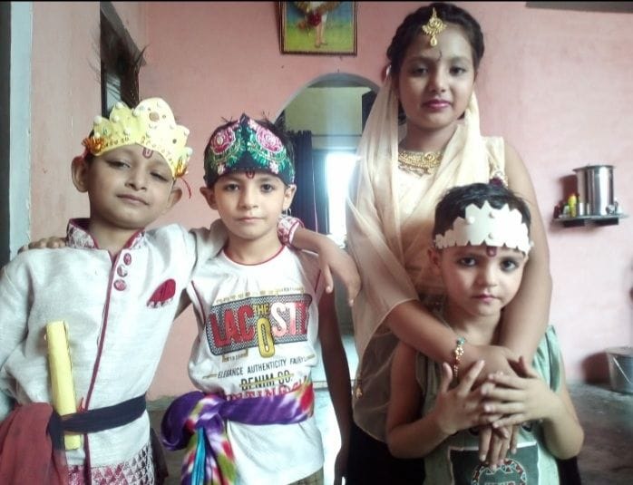 Vedika topped in fancy dress