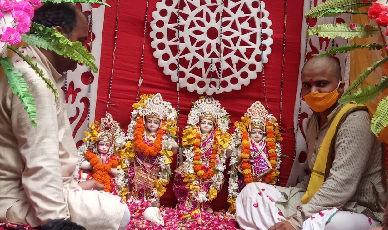 Idol Parikrama Yatra came out with the cheers of Jai Shri Ram