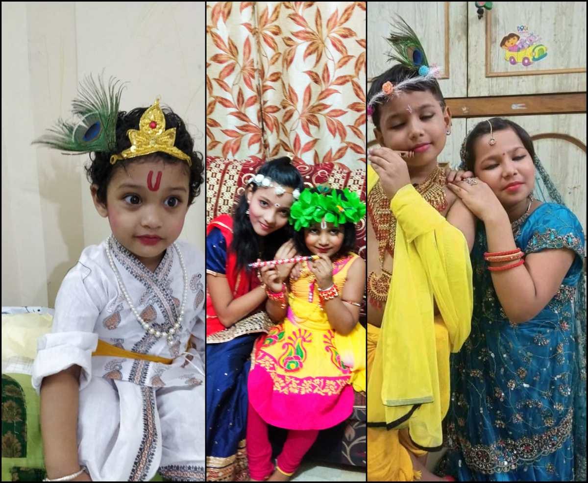Krishna Janmashtami celebrations in Kashi: Little loners were seen dressed in costumes
