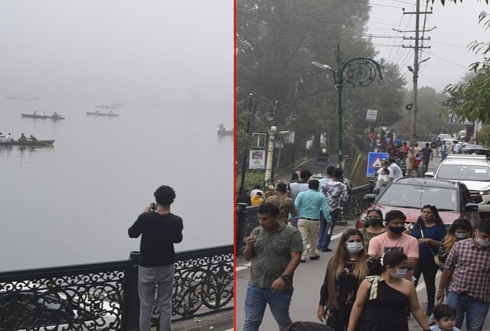 Uttarakhand News: Tourist Crowd in Nainital on Weekend during Beautiful Weather photos